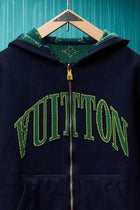 Louis Vuitton Logo Zip Hooded Jacket
