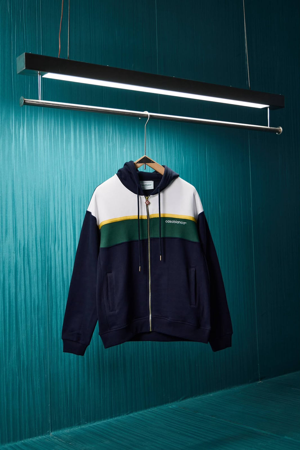 Casablanca Color Block Hooded Jacket