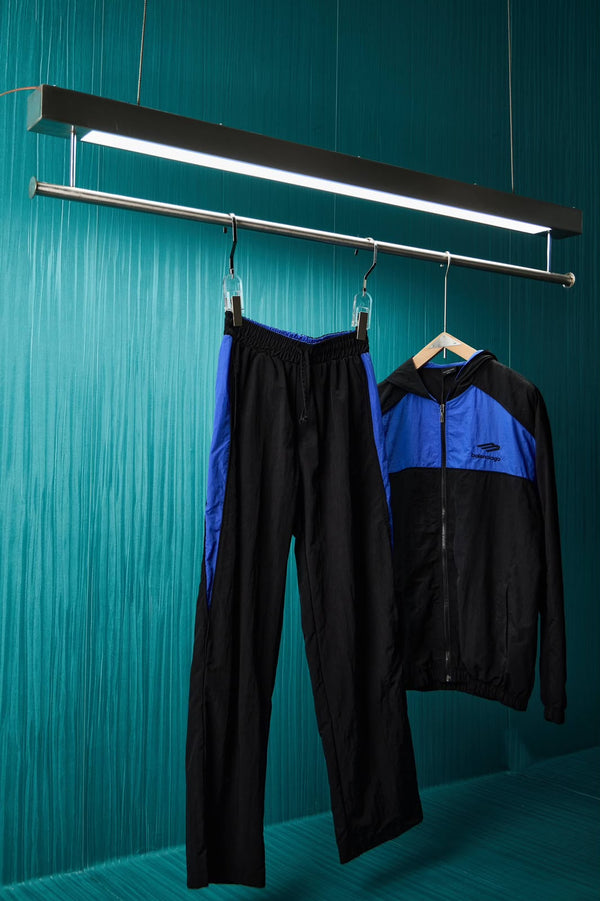 Balenciaga Color Block Tracksuit Set